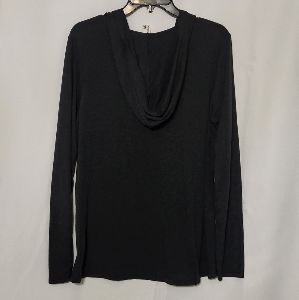 District Women's Dark Gray Religious Graphic Print Hoodie Tee Size Large - Picture 6 of 7